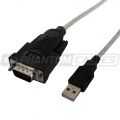 6ft USB A Male to DB9 Male Serial Converter