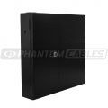 Indoor Wall Mounted Fiber Optic Distribution Box (24 Couplers Maximum) - Black